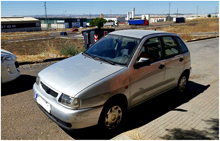La Policía recupera en Los Colorines un coche robado