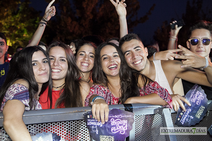 Ambiente en el concierto de David Guetta en Mérida