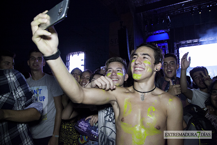 Ambiente en el concierto de David Guetta en Mérida