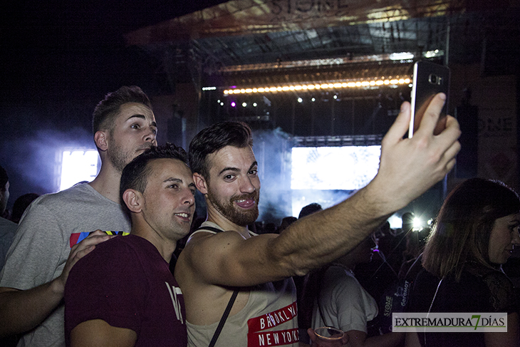 Ambiente en el concierto de David Guetta en Mérida