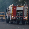 Arde parte de la alameda de Alvarado (Badajoz)