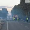 Arde parte de la alameda de Alvarado (Badajoz)