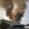 Un incendio de grandes dimensiones afecta a Badajoz desde Portugal