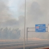 Un incendio de grandes dimensiones afecta a Badajoz desde Portugal