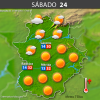 Previsión meteorológica en Extremadura. Días 22, 23 y 24 de septiembre