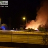 Situación actual del incendio en la Frontera de Caya (Badajoz)