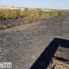Día después del incendio en la Frontera de Caya (Badajoz)