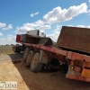 Cortada la BA-023  tras accidentarse un camión