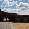 Cortada la BA-023  tras accidentarse un camión