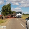 Cortada la BA-023  tras accidentarse un camión