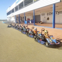 Éxito rotundo del karting en Talavera la Real