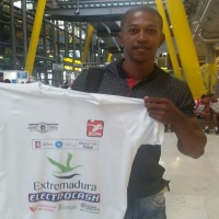 Hugo Bravo ya se encuentra en Cáceres y con ganas de voleibol