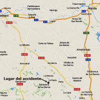 Cuatro heridos, dos de ellos graves, en la colisión de dos vehículos