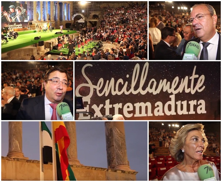 Imágenes del Día de Extremadura celebrado en el Teatro Romano de Mérida