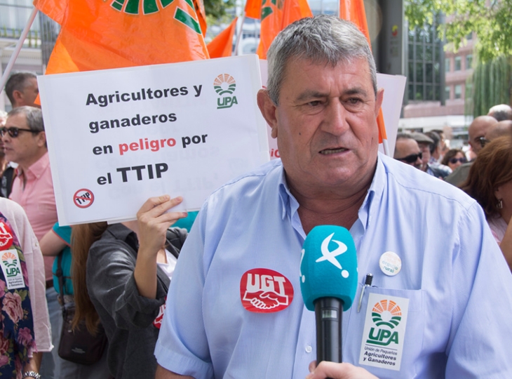 UPA pide al Gobierno que escuche al campo y rechace el TTIP
