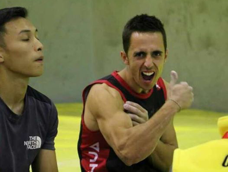 El extremeño Javi Cano, subcampeón del mundo universitario de escalada