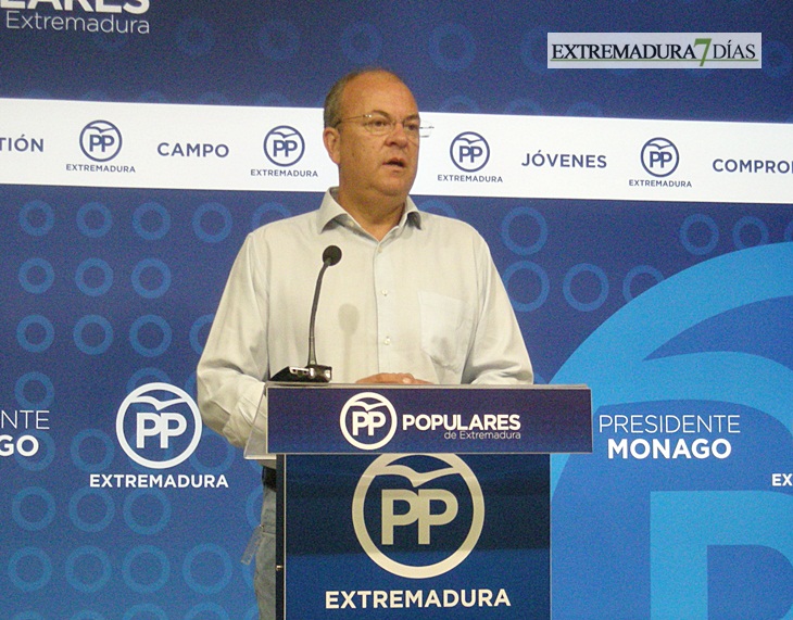 Monago considera que &quot;no es el momento&quot; de manifestaciones