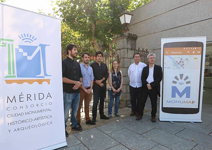 Jóvenes extremeños crean ‘Monumapp’, una aplicación para los monumentos de Mérida