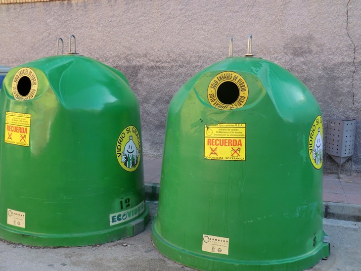 Cada emeritense recicla 5,7 kilos de vidrio al año