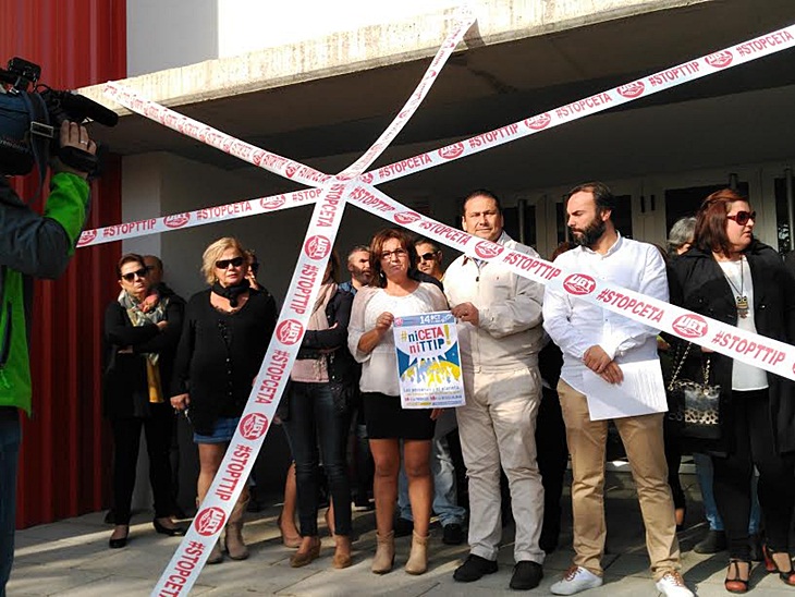 UGT se manifiesta en contra del TTIP y CETA