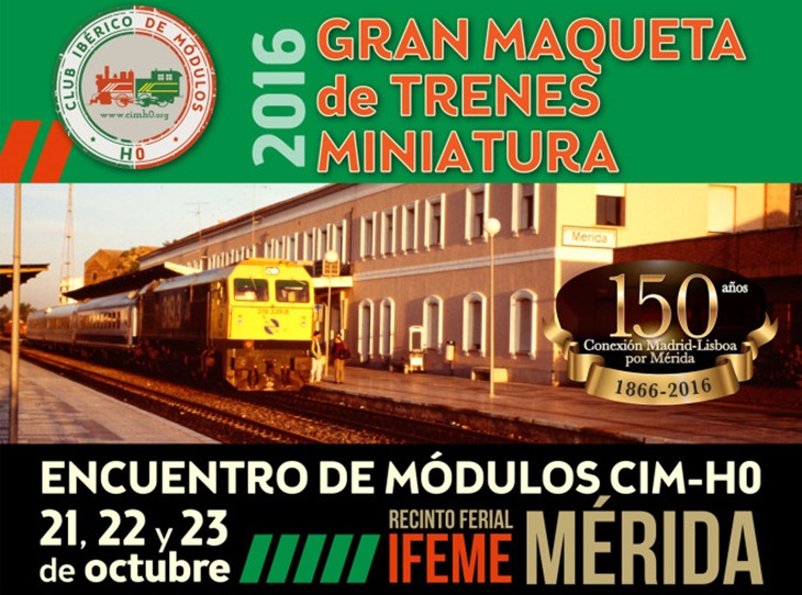 Una maqueta ferroviaria de más de cien metros se instala en Mérida