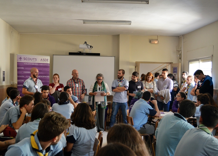 Un centenar de scouts trasladan sus propuestas en materia de Juventud