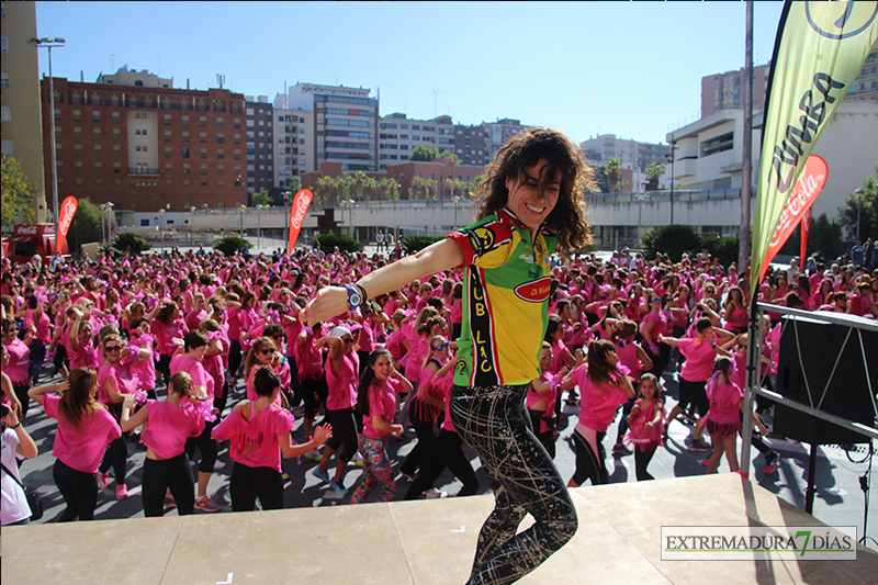 Imágenes de la Masterclass de zumba contra el cáncer