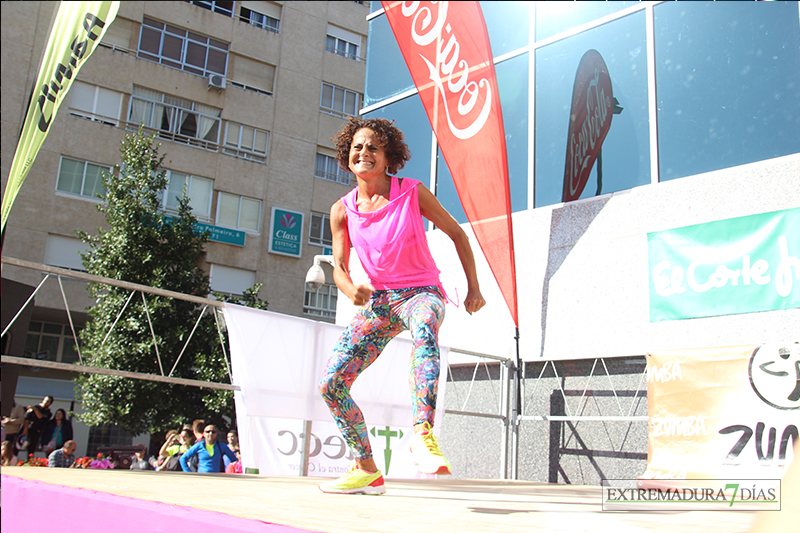 Imágenes de la Masterclass de zumba contra el cáncer