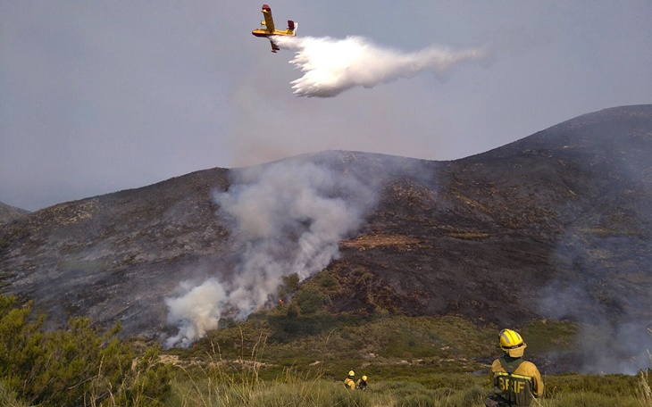 Más de 6.000 hectáreas quemadas durante la época de peligro alto de incendios