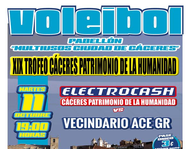 El Trofeo Cáceres Patrimonio de la Humanidad llega a su 19º edición
