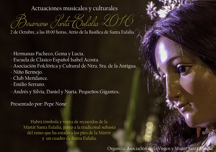 El Besamanos pone fin al Trecenario de la Mártir Eulalia