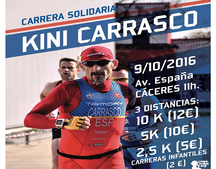 Cartel de lujo en la II Carrera Solidario Kini Carrasco