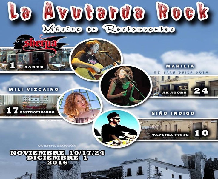 El festival ‘La Avutarda Rock’ volverá a unir en Cáceres música y gastronomía