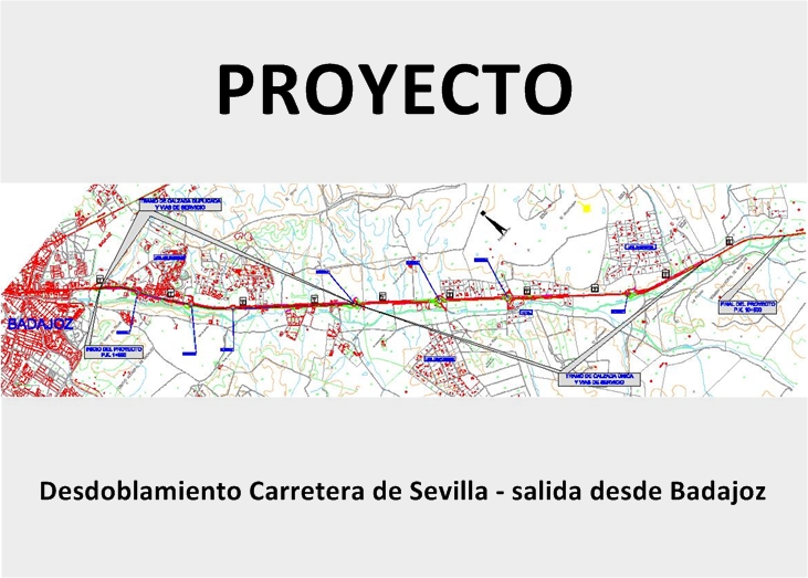La salida de Badajoz desde la Carretera de Sevilla tendrá 7 rotondas