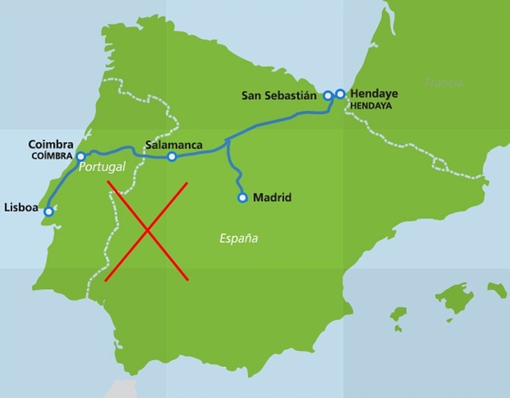 Extremadura y Portugal, incomunicados por tren desde hace 3 años
