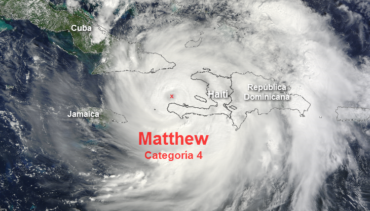 El huracán Matthew impacta en Haití con categoría 4 y amenaza a Estados Unidos