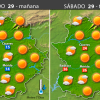 Previsión meteorológica en Extremadura. Días 28, 29 y 30 de octubre