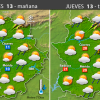 Previsión meteorológica en Extremadura. Días 12, 13 y 14 de octubre