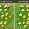 Previsión meteorológica en Extremadura. Días 15, 16 y 17 de octubre