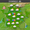 Previsión meteorológica en Extremadura. Días 21, 22 y 23 de octubre