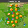 Previsión meteorológica en Extremadura. Días 28, 29 y 30 de octubre