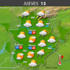 Previsión meteorológica en Extremadura. Días 11, 12 y 13 de octubre