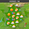 Previsión meteorológica en Extremadura. Días 12, 13 y 14 de octubre