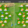 Previsión meteorológica en Extremadura. Días 20, 21 y 22 de octubre