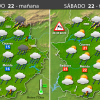 Previsión meteorológica en Extremadura. Días 22, 23 y 24 de octubre