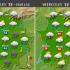 Previsión meteorológica en Extremadura. Días 12, 13 y 14 de octubre