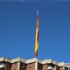 Badajoz celebra el izado de bandera con motivo de la Fiesta Nacional