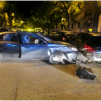 Una mujer herida en un accidente múltiple en Badajoz