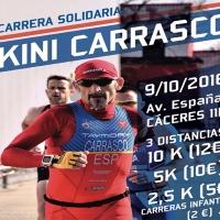 Cartel de lujo en la II Carrera Solidaria Kini Carrasco