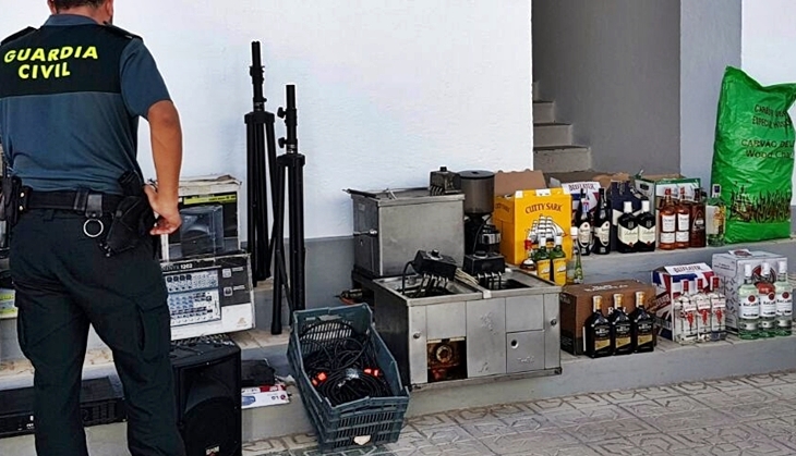 Detenido por robar maquinaria de hostelería valorada en 6.000 euros